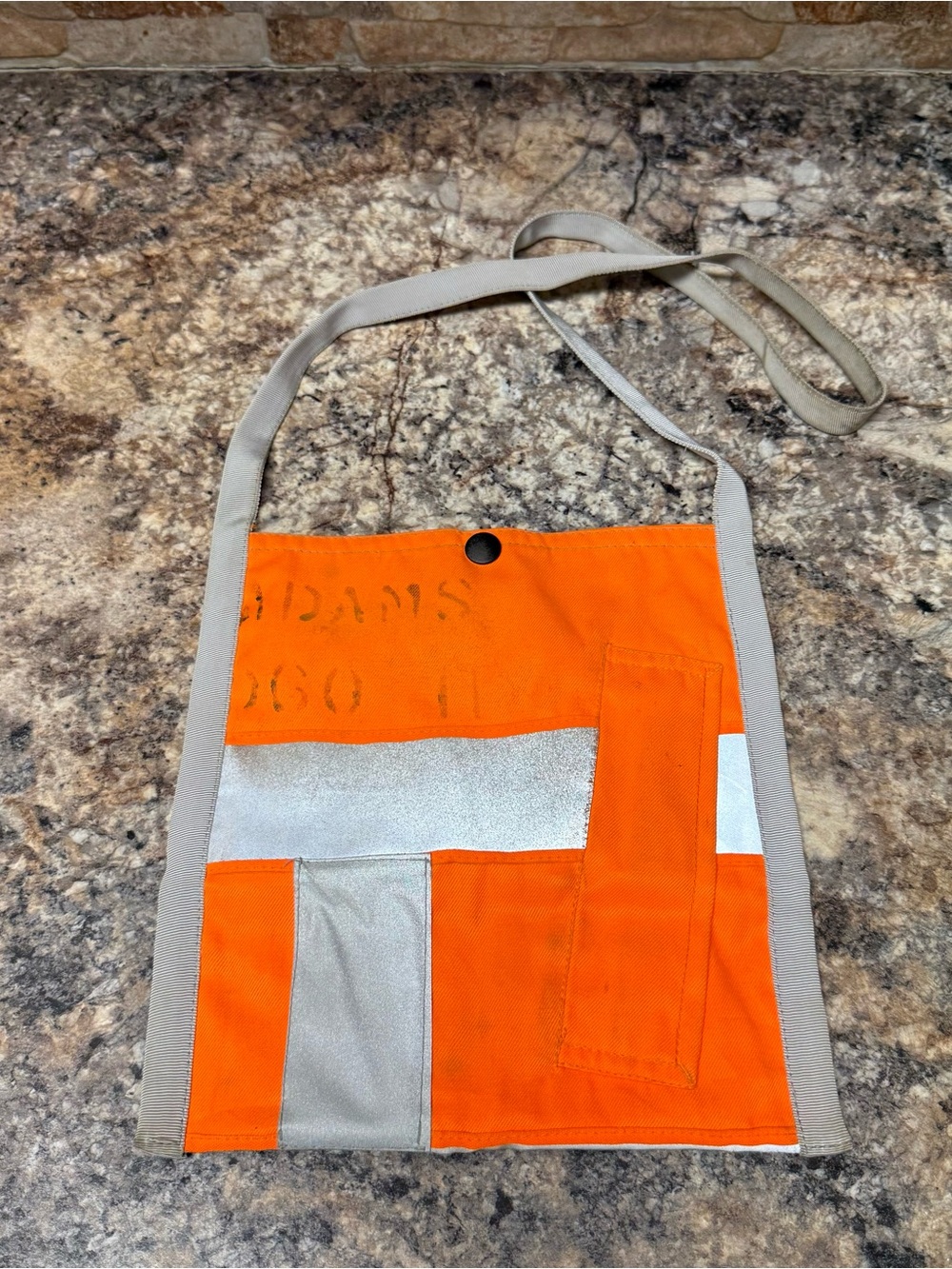 Kapital Kountry 1 Of 1! Reconstructed 3M high-visibility vest bag Orange